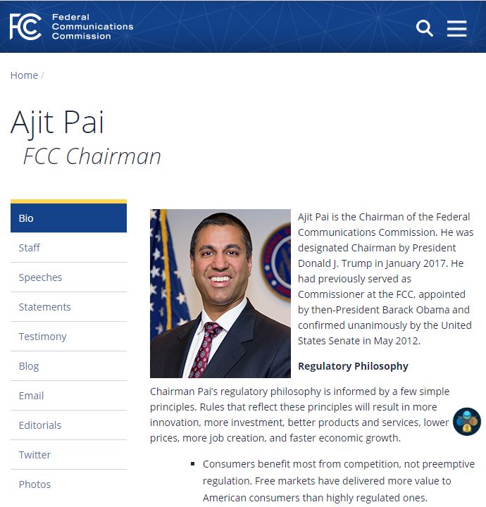Removing the constraints of duplication of programs "is preferable to a struggling station reducing programming or going off the air entirely" said Ajit Pai, chairman of the FCC 