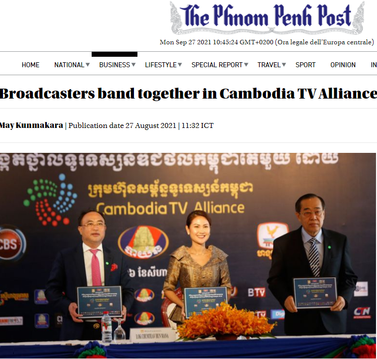TRIPLE ALLIANCE FOR DIGITAL TV IN CAMBODIA