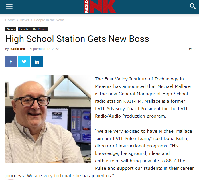 FORMER STATION MANAGER NOW LEADS STUDENT RADIO WHERE HE STARTED HIS CAREER