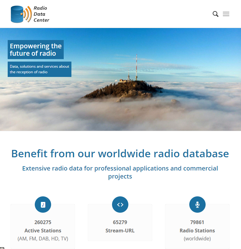 On the Radio Data Center website, it can be seen that there are 260,275 active channels (AM, FM, DAB, HD, TV) and 79,861 radio stations worldwide