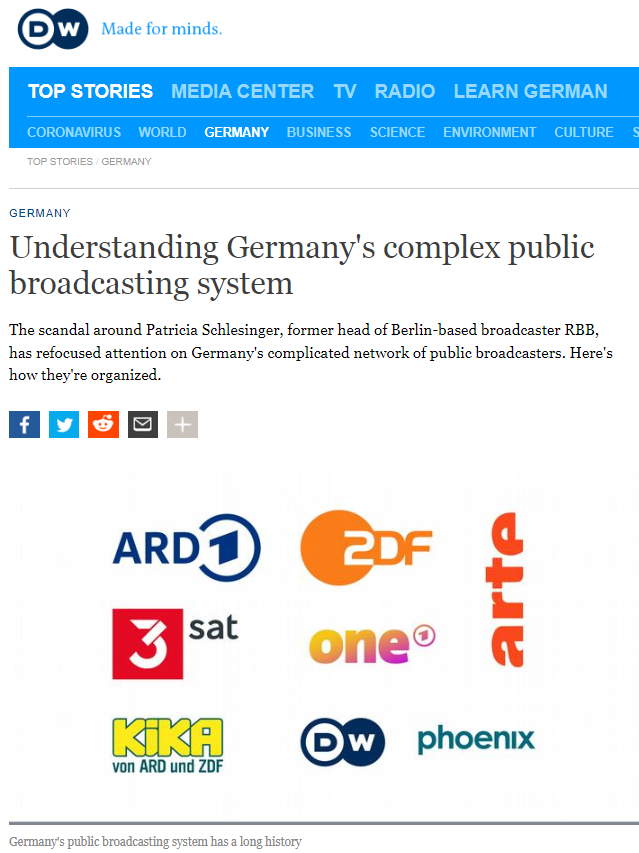 Understanding how the public broadcasting system works in Germany