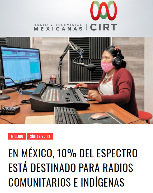 Community and indigenous radio stations have been protected by Mexican law since 2014, for the service they provide in hard-to-reach areas, ensuring better access to education, self-expression and communication